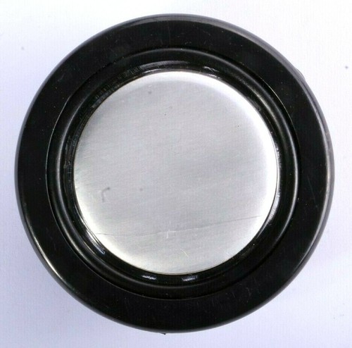 Silver steering wheel - steering, horn