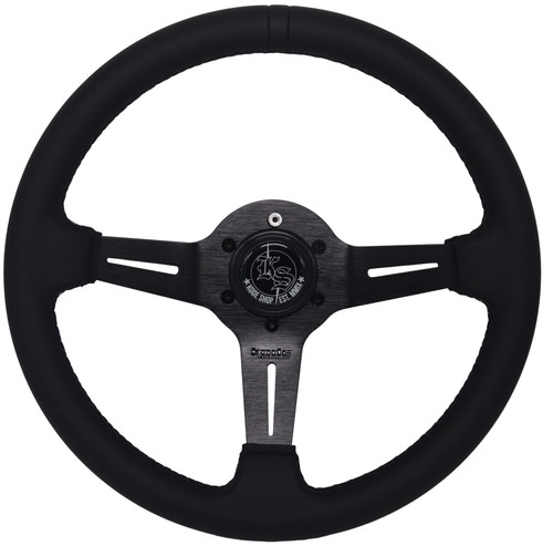 Kode 350mm leather steering - kode-350mm,